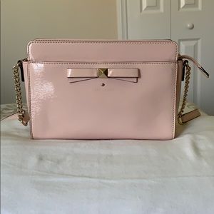 Kate Spade Bow Front Cross Body- Blush Pink